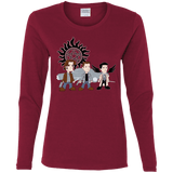 T-Shirts Cardinal / S Sam, Dean and Cas Women's Long Sleeve T-Shirt