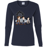 T-Shirts Navy / S Sam, Dean and Cas Women's Long Sleeve T-Shirt