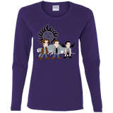 T-Shirts Purple / S Sam, Dean and Cas Women's Long Sleeve T-Shirt