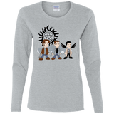 T-Shirts Sport Grey / S Sam, Dean and Cas Women's Long Sleeve T-Shirt