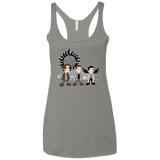 T-Shirts Venetian Grey / X-Small Sam, Dean and Cas Women's Triblend Racerback Tank