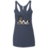 T-Shirts Vintage Navy / X-Small Sam, Dean and Cas Women's Triblend Racerback Tank