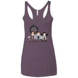 T-Shirts Vintage Purple / X-Small Sam, Dean and Cas Women's Triblend Racerback Tank
