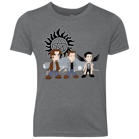 T-Shirts Premium Heather / YXS Sam, Dean and Cas Youth Triblend T-Shirt