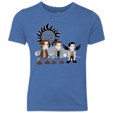 T-Shirts Vintage Royal / YXS Sam, Dean and Cas Youth Triblend T-Shirt