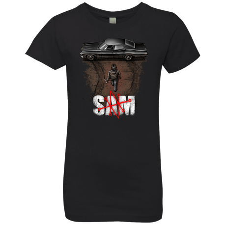 T-Shirts Black / YXS Sam Girls Premium T-Shirt