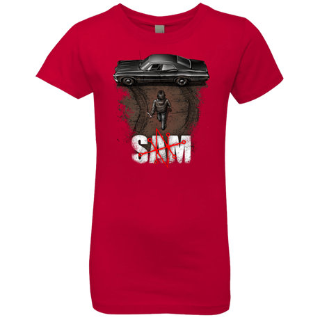 T-Shirts Red / YXS Sam Girls Premium T-Shirt