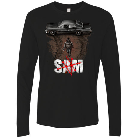 T-Shirts Black / Small Sam Men's Premium Long Sleeve
