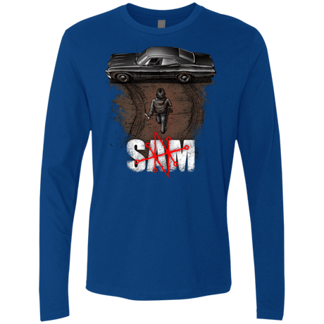 T-Shirts Royal / Small Sam Men's Premium Long Sleeve