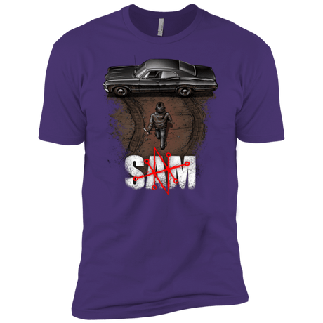 T-Shirts Purple / X-Small Sam Men's Premium T-Shirt