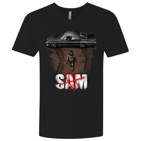 T-Shirts Black / X-Small Sam Men's Premium V-Neck