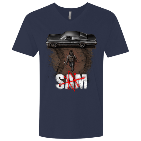 T-Shirts Midnight Navy / X-Small Sam Men's Premium V-Neck