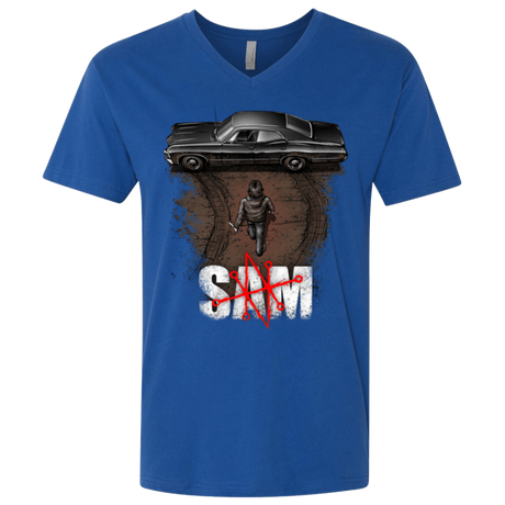 T-Shirts Royal / X-Small Sam Men's Premium V-Neck