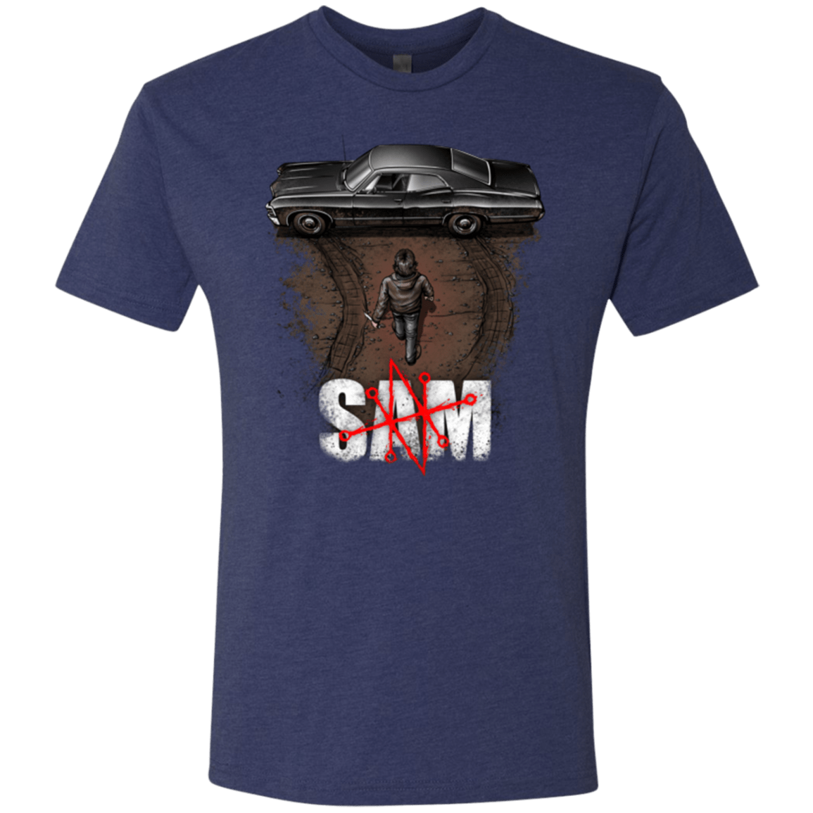 T-Shirts Vintage Navy / Small Sam Men's Triblend T-Shirt