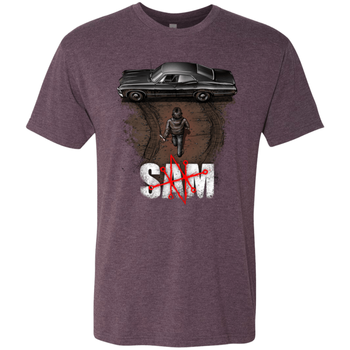 T-Shirts Vintage Purple / Small Sam Men's Triblend T-Shirt