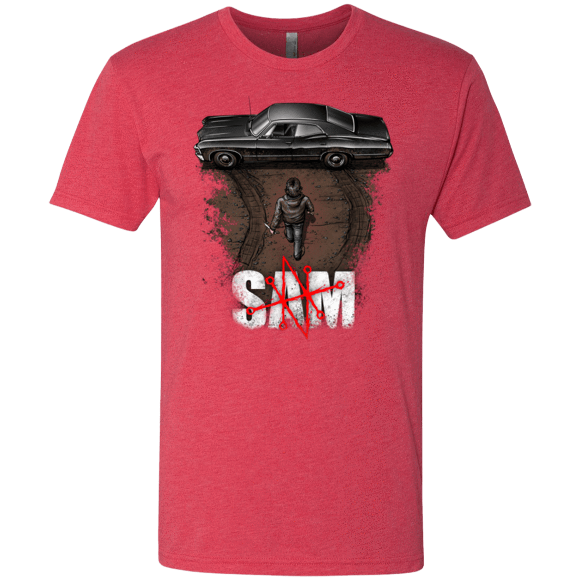 T-Shirts Vintage Red / Small Sam Men's Triblend T-Shirt