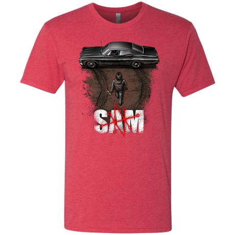 T-Shirts Vintage Red / Small Sam Men's Triblend T-Shirt