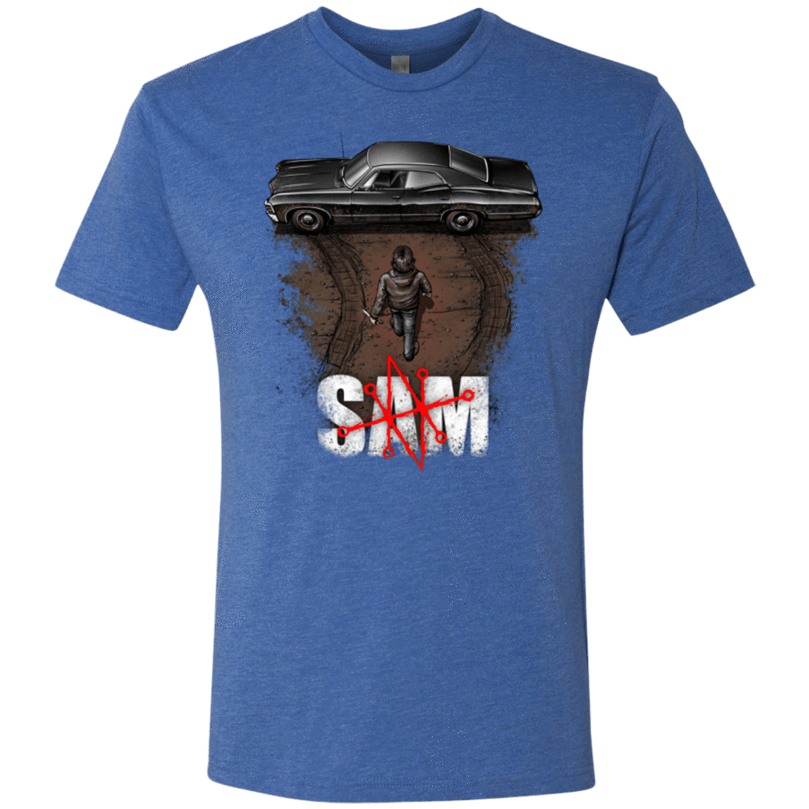 T-Shirts Vintage Royal / Small Sam Men's Triblend T-Shirt