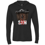 T-Shirts Vintage Black / X-Small Sam Triblend Long Sleeve Hoodie Tee