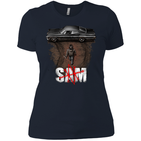 T-Shirts Midnight Navy / X-Small Sam Women's Premium T-Shirt