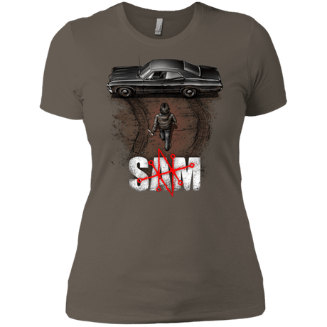 T-Shirts Warm Grey / X-Small Sam Women's Premium T-Shirt