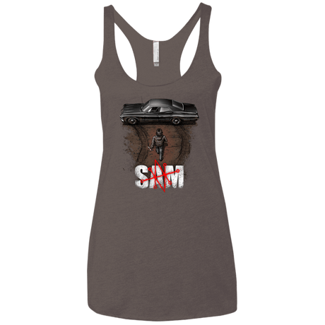 T-Shirts Macchiato / X-Small Sam Women's Triblend Racerback Tank