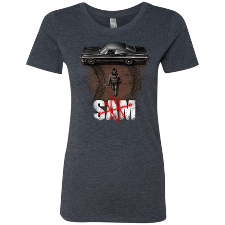T-Shirts Vintage Navy / Small Sam Women's Triblend T-Shirt