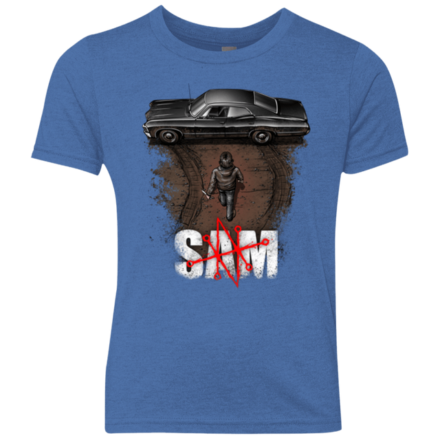 T-Shirts Vintage Royal / YXS Sam Youth Triblend T-Shirt