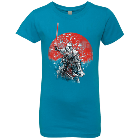 T-Shirts Turquoise / YXS Samourai Trooper Girls Premium T-Shirt