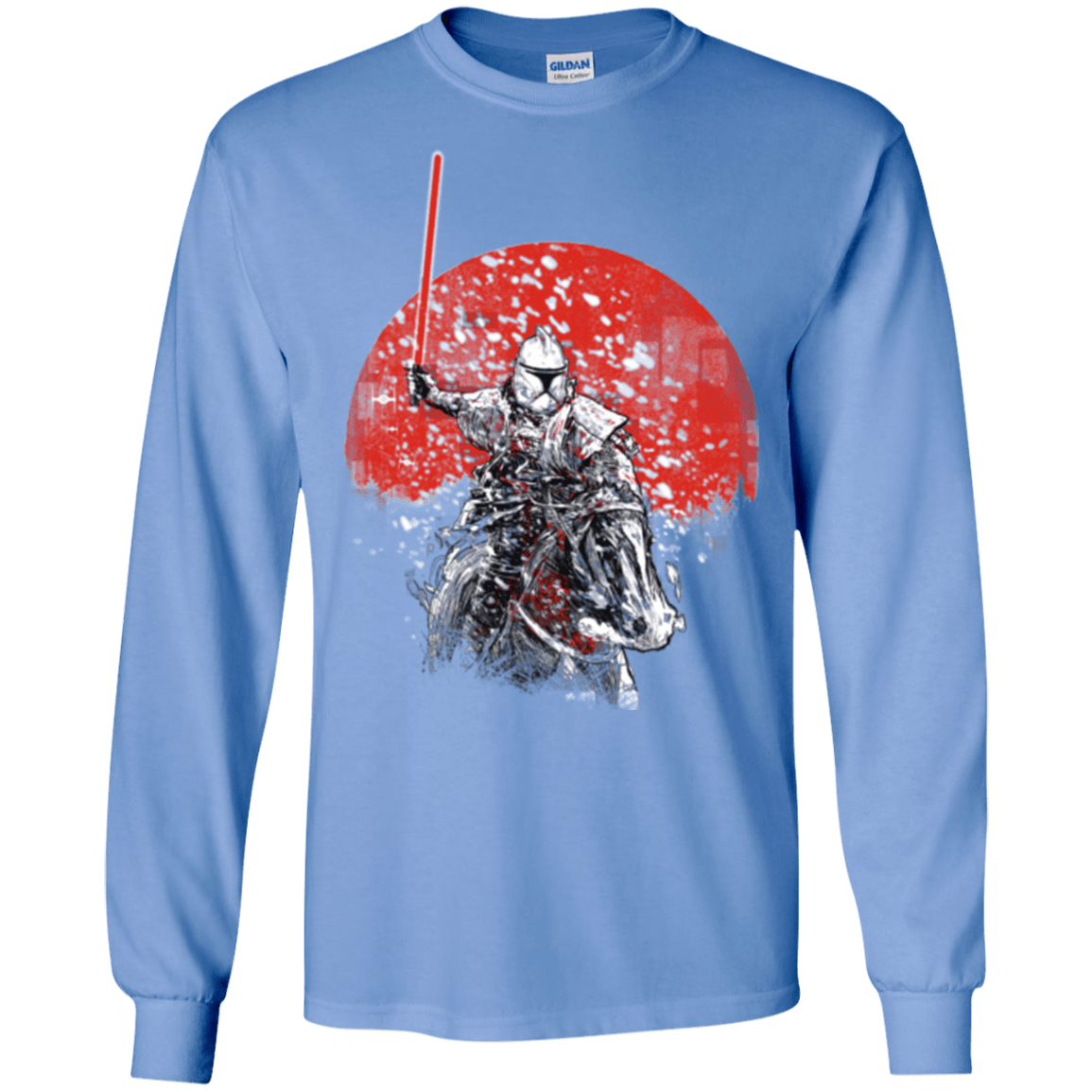 T-Shirts Carolina Blue / S Samourai Trooper Men's Long Sleeve T-Shirt