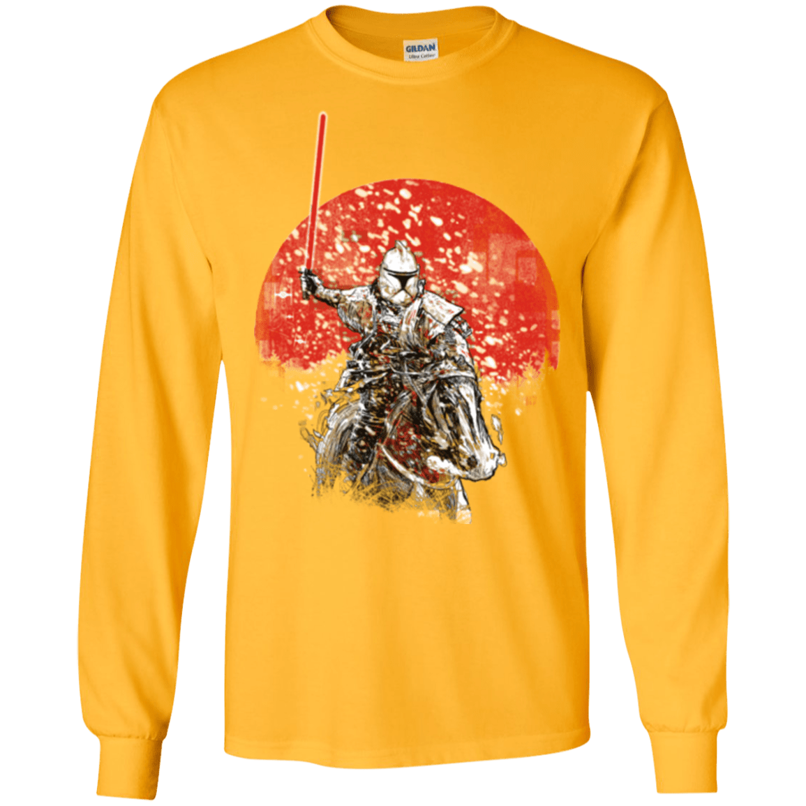 T-Shirts Gold / S Samourai Trooper Men's Long Sleeve T-Shirt