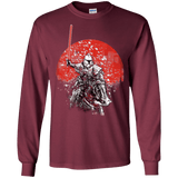 T-Shirts Maroon / S Samourai Trooper Men's Long Sleeve T-Shirt