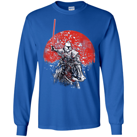 T-Shirts Royal / S Samourai Trooper Men's Long Sleeve T-Shirt