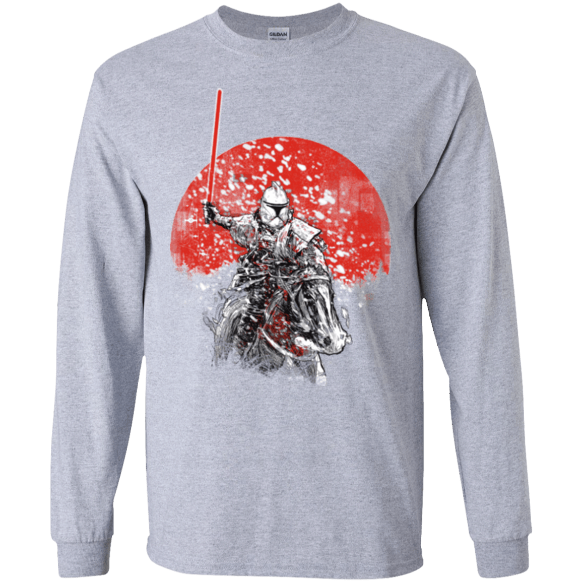 T-Shirts Sport Grey / S Samourai Trooper Men's Long Sleeve T-Shirt