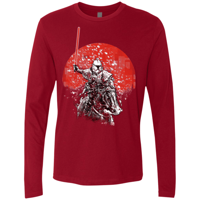 T-Shirts Cardinal / S Samourai Trooper Men's Premium Long Sleeve