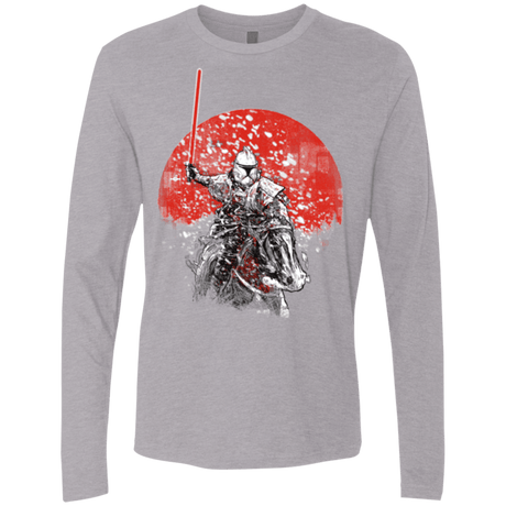 T-Shirts Heather Grey / S Samourai Trooper Men's Premium Long Sleeve