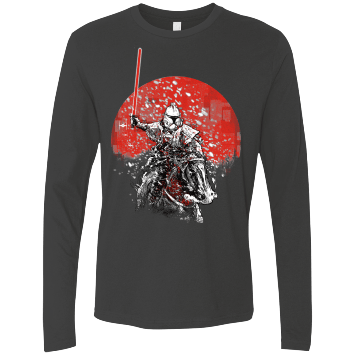 T-Shirts Heavy Metal / S Samourai Trooper Men's Premium Long Sleeve