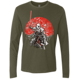 T-Shirts Military Green / S Samourai Trooper Men's Premium Long Sleeve