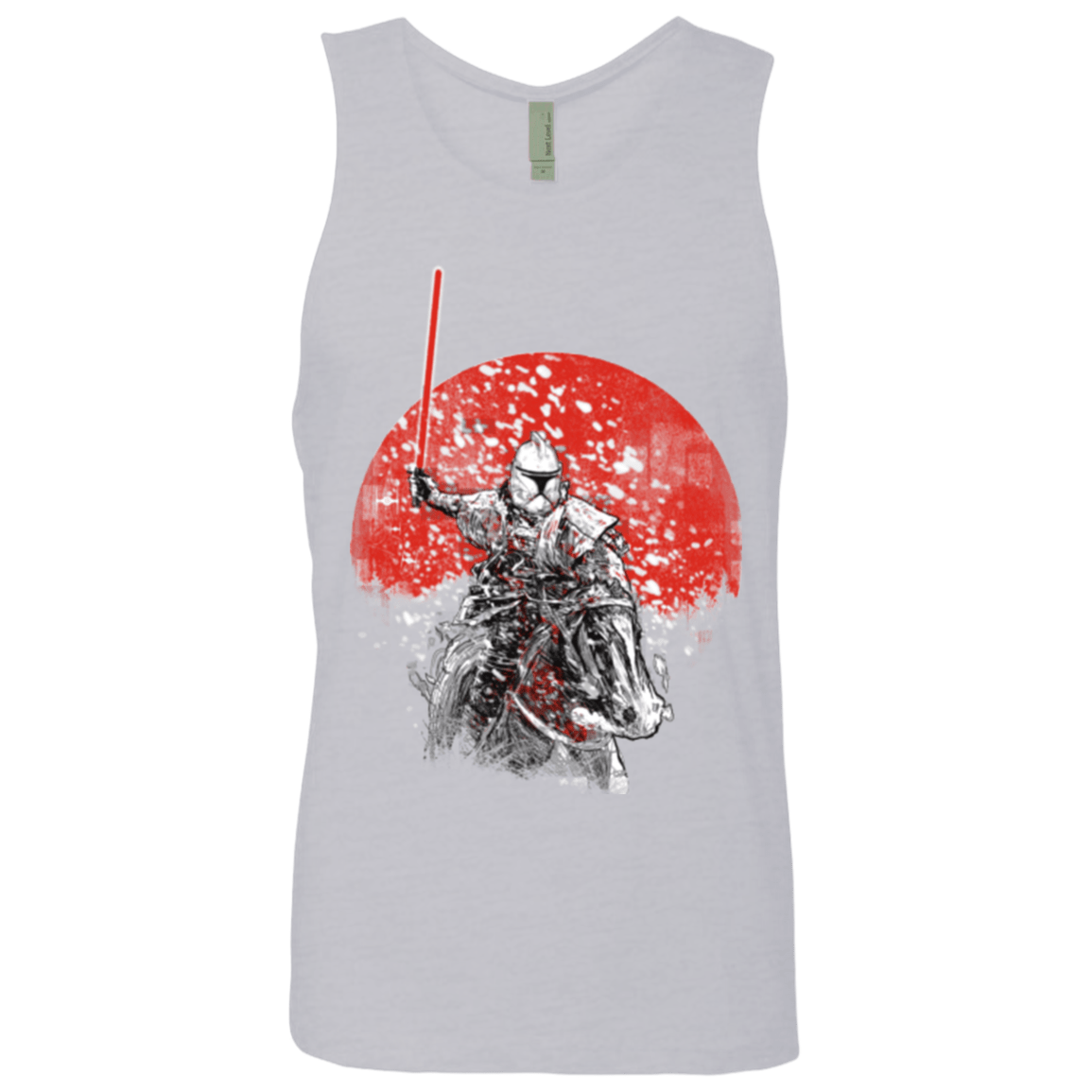 T-Shirts Heather Grey / S Samourai Trooper Men's Premium Tank Top