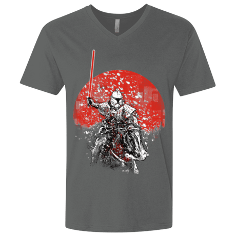 T-Shirts Heavy Metal / X-Small Samourai Trooper Men's Premium V-Neck