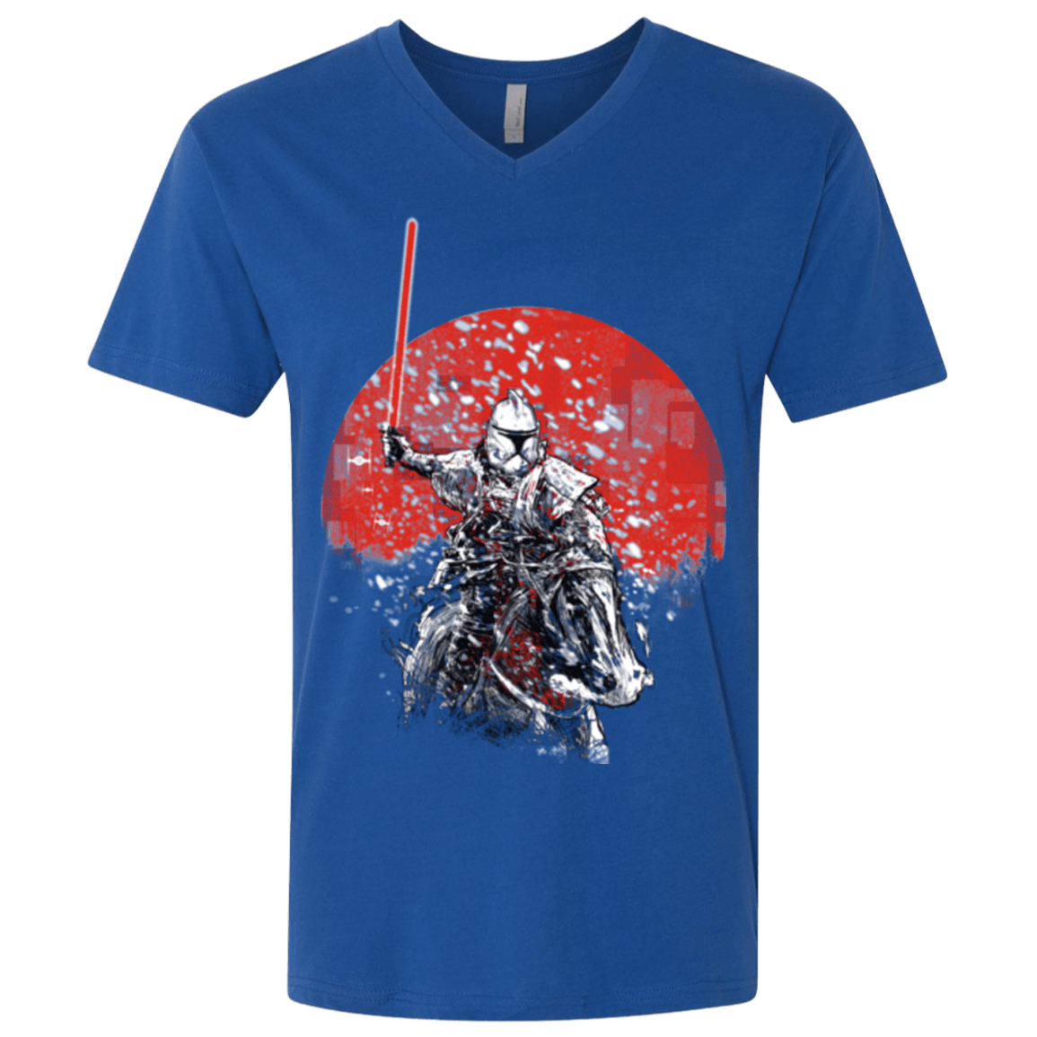 T-Shirts Royal / X-Small Samourai Trooper Men's Premium V-Neck