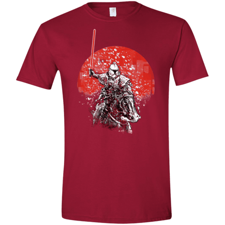 T-Shirts Cardinal Red / S Samourai Trooper Men's Semi-Fitted Softstyle