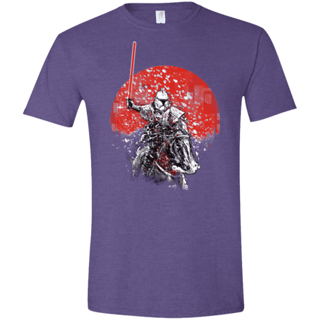 T-Shirts Heather Purple / S Samourai Trooper Men's Semi-Fitted Softstyle
