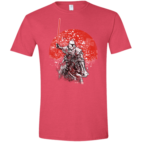 T-Shirts Heather Red / S Samourai Trooper Men's Semi-Fitted Softstyle