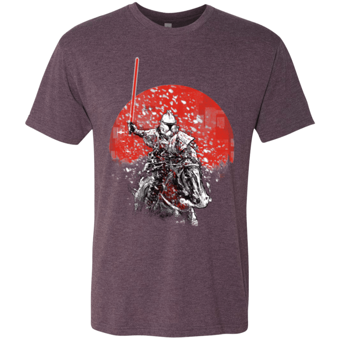 T-Shirts Vintage Purple / S Samourai Trooper Men's Triblend T-Shirt