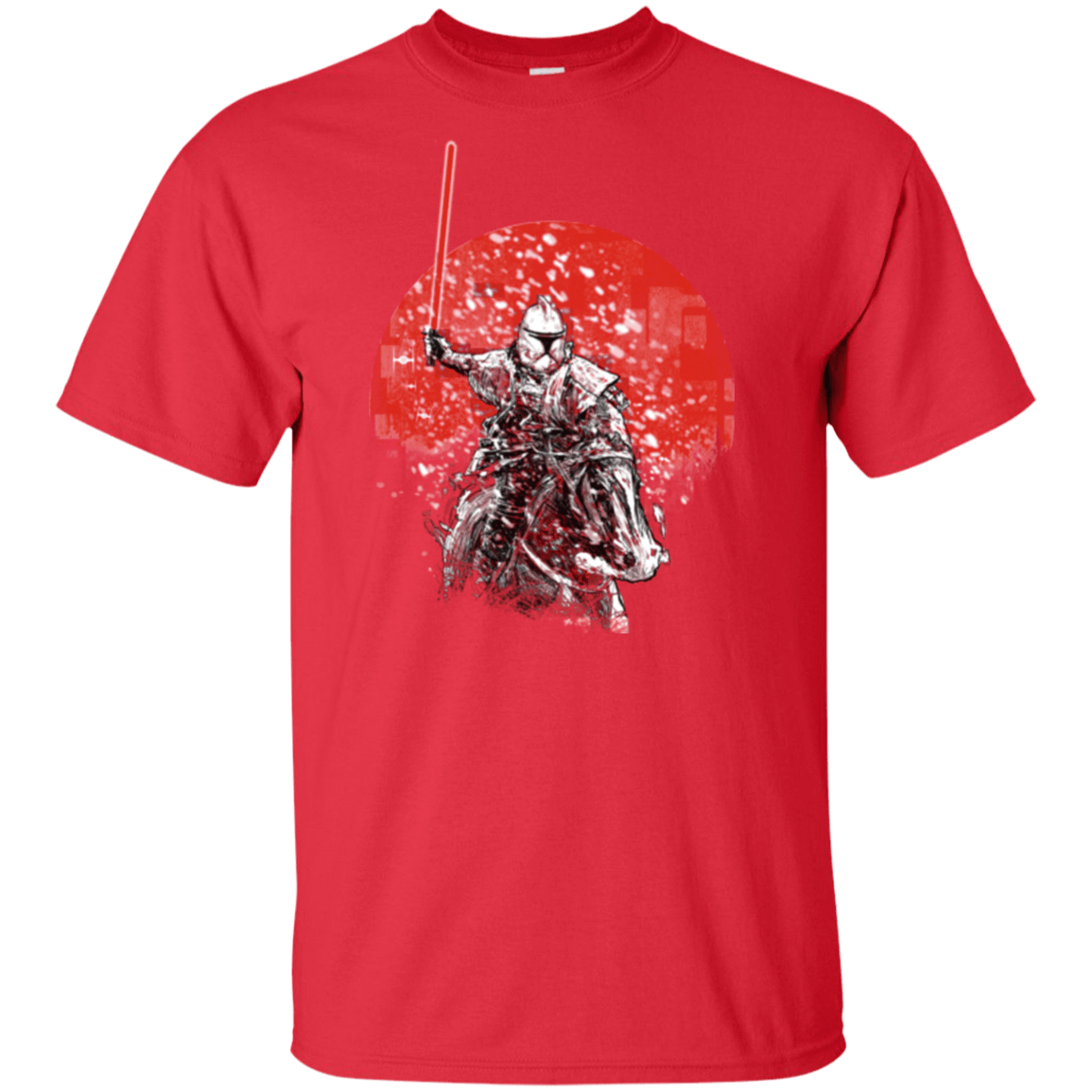 T-Shirts Red / XLT Samourai Trooper Tall T-Shirt