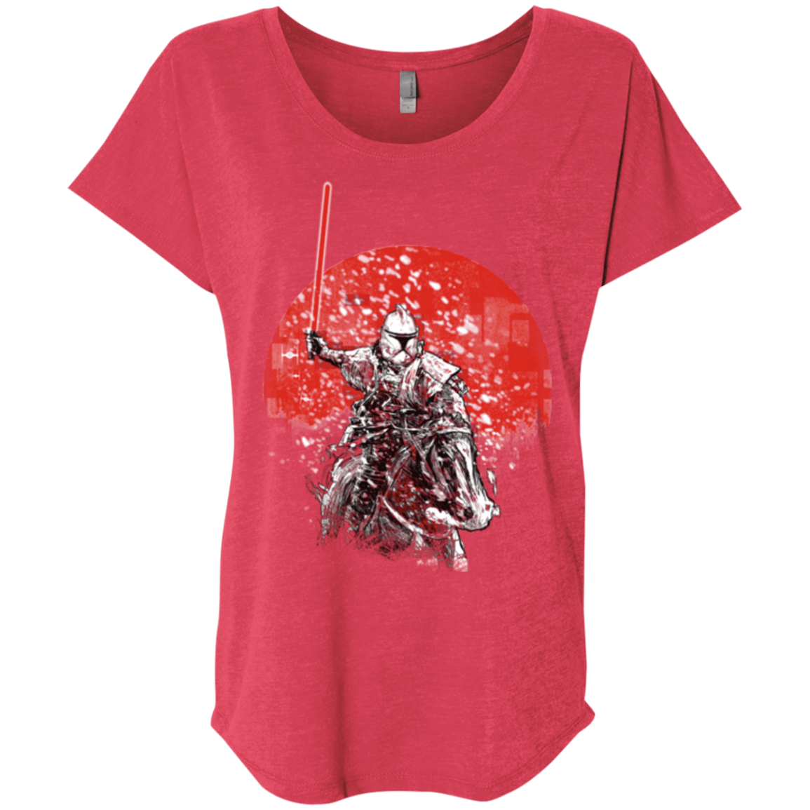 T-Shirts Vintage Red / X-Small Samourai Trooper Triblend Dolman Sleeve