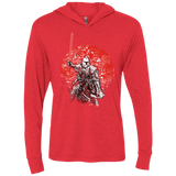 T-Shirts Vintage Red / X-Small Samourai Trooper Triblend Long Sleeve Hoodie Tee