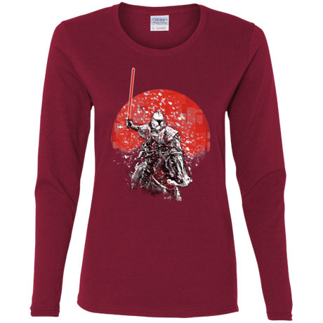 T-Shirts Cardinal / S Samourai Trooper Women's Long Sleeve T-Shirt