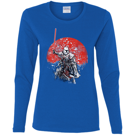 T-Shirts Royal / S Samourai Trooper Women's Long Sleeve T-Shirt